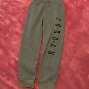 Gray Jordan sweatpants